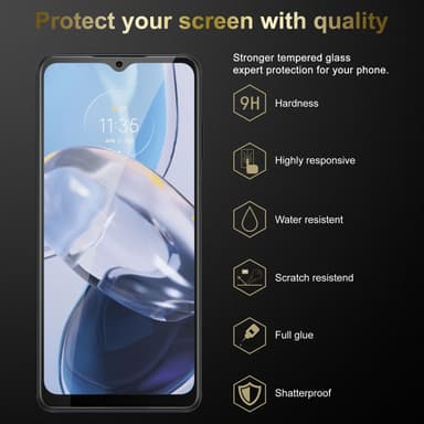 Motorola MOTO E22 / E22i Skyddsglas Skyddsfilm