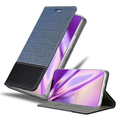 iPhone 12 / 12 PRO Plånboksfodral Skal (Blå)