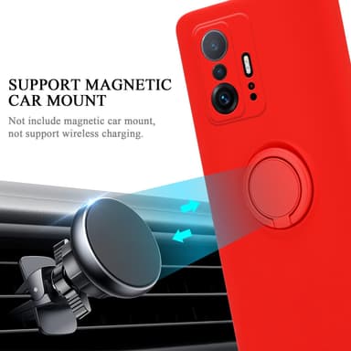 Skal Xiaomi 11T / 11T PRO Fodral Case (Röd)