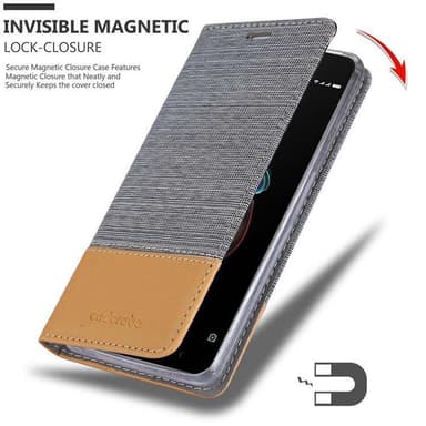 Xiaomi RedMi 5A Plånboksfodral Skal (Grå)
