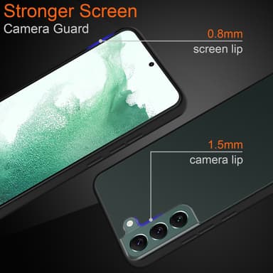 Samsung Galaxy S22 PLUS Skal Fodral Case (Transparent)