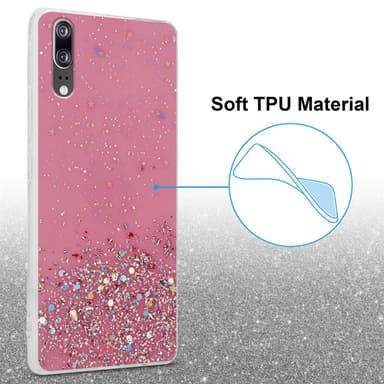 Huawei P20 Skal Fodral Case (Rose)