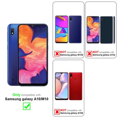 Samsung Galaxy A10 / M10 Skal Fodral Case (Blå)