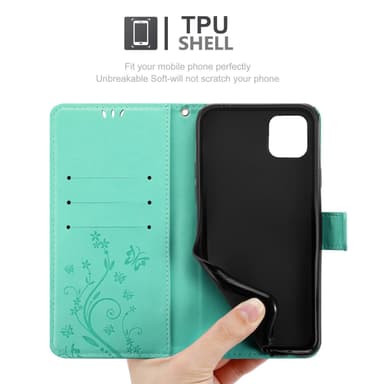 iPhone 13 Plånboksfodral Skal (Turkos)