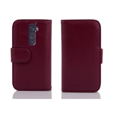 LG G2 Plånboksfodral Skal (Lila)