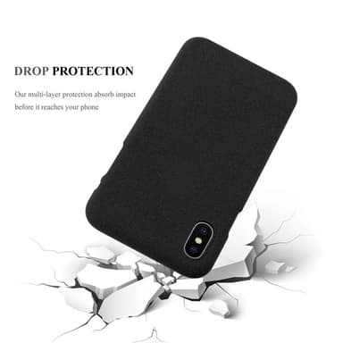 Skal iPhone X / XS Fodral Case (Svart)