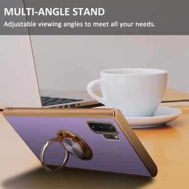 Samsung Galaxy NOTE 10 PLUS Skal Fodral Case (Lila)