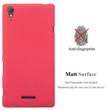 Skal Sony Xperia T3 Fodral Case (Röd)