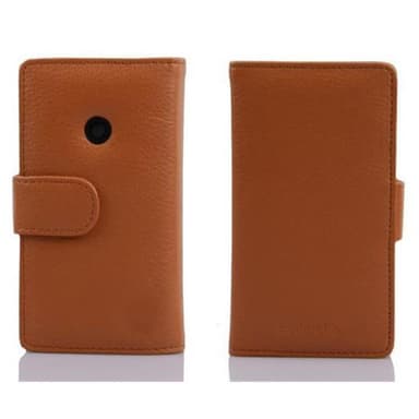 Skal Motorola MOTO E Plånboksfodral (Brun)