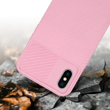 Skal iPhone X / XS Fodral Case (Rosa)