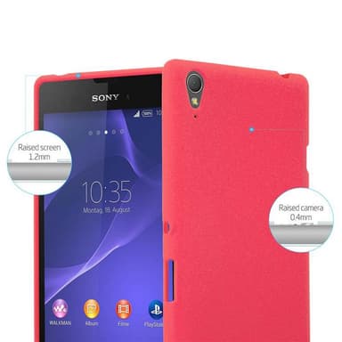 Skal Sony Xperia T3 Fodral Case (Röd)