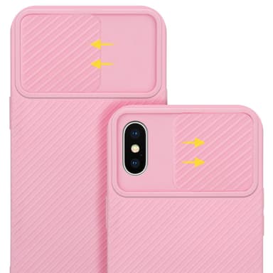 Skal iPhone X / XS Fodral Case (Rosa)