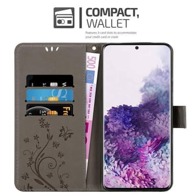 Samsung Galaxy S20 PLUS Plånboksfodral Skal (Grå)