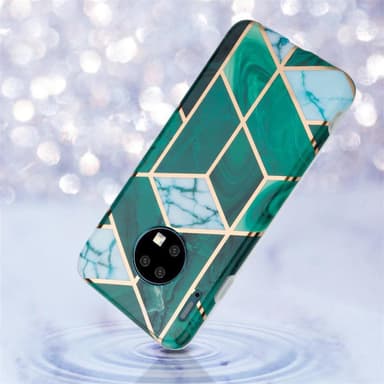 Huawei MATE 30 Plånboksfodral Skal (Grön)