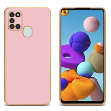 Samsung Galaxy A21s Skal Fodral Case (Rosa)