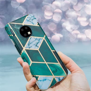 Huawei MATE 30 Plånboksfodral Skal (Grön)