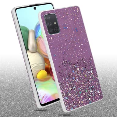 Samsung Galaxy A71 4G Skal Fodral Case (Lila)