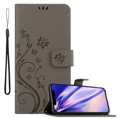 iPhone 12 MINI Plånboksfodral Skal (Grå)