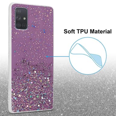 Samsung Galaxy A71 4G Skal Fodral Case (Lila)