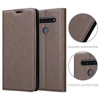 LG K61 Skal Fodral Case (Brun)