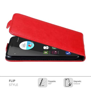 ZTE Blade V7 Flipfodral Skal (Röd)