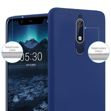 Skal Nokia 5.1 Fodral Case (Blå)