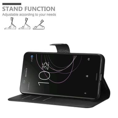 Sony Xperia XZ1 COMPACT Plånboksfodral Skal (Svart)