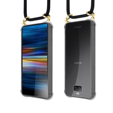 Sony Xperia 10 PLUS Skal Fodral Kedja (Svart)
