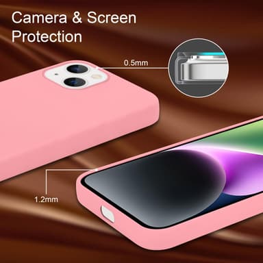 iPhone 14 Skal Fodral Case (Rosa)