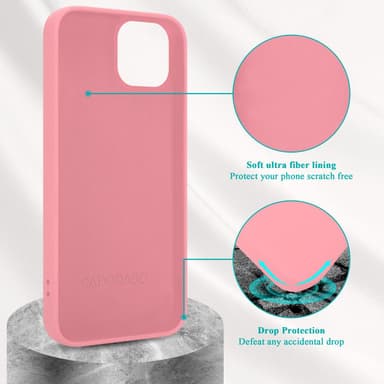iPhone 14 Skal Fodral Case (Rosa)