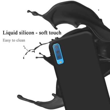 Samsung Galaxy A7 2018 Skal Fodral Case (Svart)