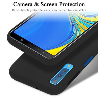 Samsung Galaxy A7 2018 Skal Fodral Case (Svart)