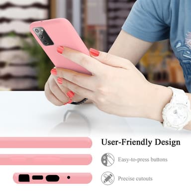 Samsung Galaxy NOTE 20 Skal Fodral Case (Rosa)