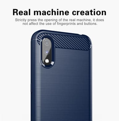 Samsung Galaxy A01 Skal Fodral Case (Blå)