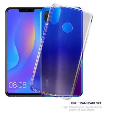 Huawei P SMART PLUS 2019 Skal Fodral Case (Transparent)