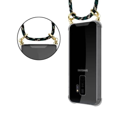 Samsung Galaxy S9 PLUS Skal Fodral Kedja (Brun)