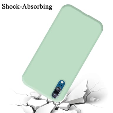 Huawei P20 Skal Fodral Case (Grön)