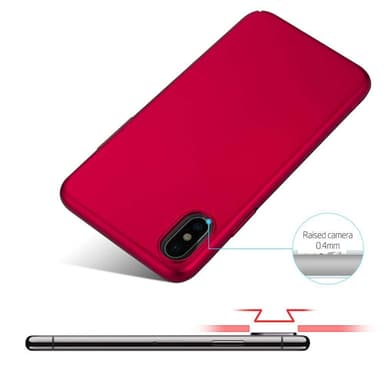 iPhone X / XS Skal Fodral Case (Röd)