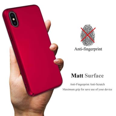 iPhone X / XS Skal Fodral Case (Röd)