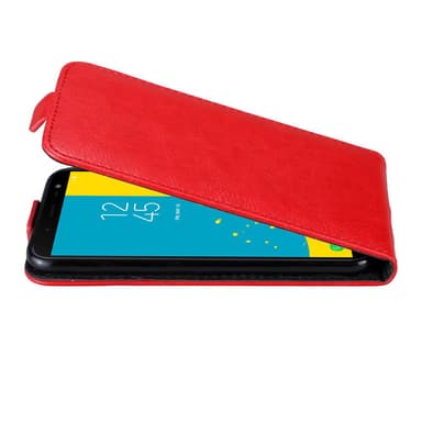 Samsung Galaxy J6 2018 Flipfodral Skal (Röd)