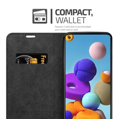 Samsung Galaxy A21s Skal Fodral Case (Röd)