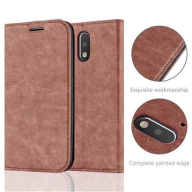 Motorola MOTO G4 / G4 PLUS Skal Fodral Case (Brun)