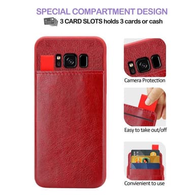 Skal Samsung Galaxy S8 PLUS Fodral Case (Röd)