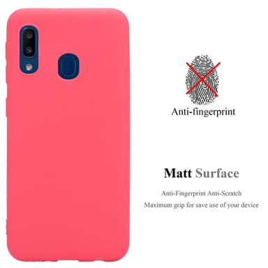 Skal Samsung Galaxy A10e / A20e Fodral Case (Röd)