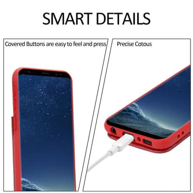 Skal Samsung Galaxy S8 PLUS Fodral Case (Röd)