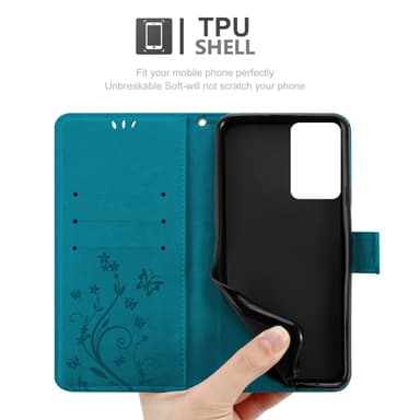 OnePlus Nord CE 2 5G Plånboksfodral Skal (Blå)