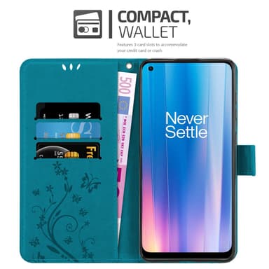 OnePlus Nord CE 2 5G Plånboksfodral Skal (Blå)
