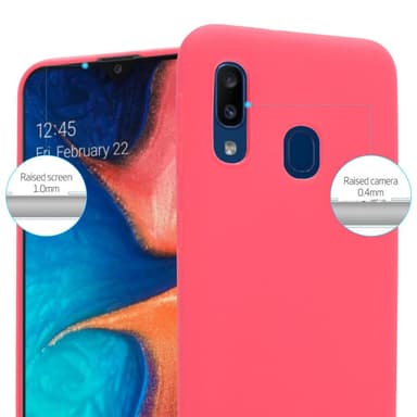 Skal Samsung Galaxy A10e / A20e Fodral Case (Röd)