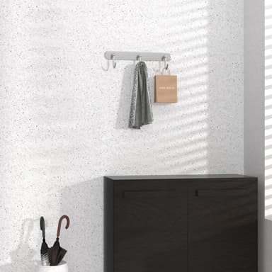Klädstång Klädkrokar Klädhängare (modell c - 3 krokar)