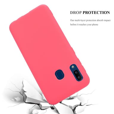 Skal Samsung Galaxy A10e / A20e Fodral Case (Röd)